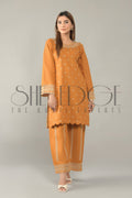 2pc Embroidered Khaddar Suit -  Fall 2022